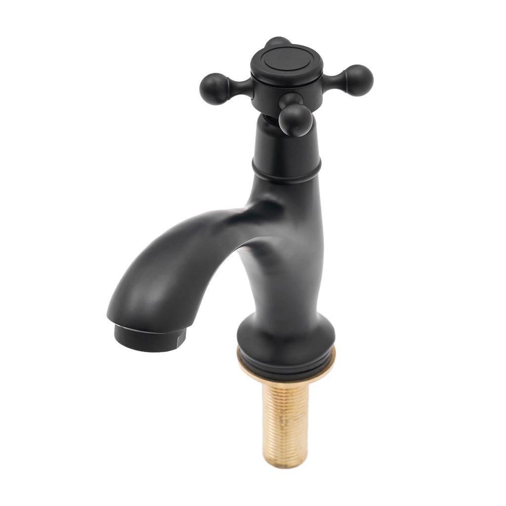 Schwarz Küchenarmatur Wasserhahn Kaltwasserhahn für das Produktbild 