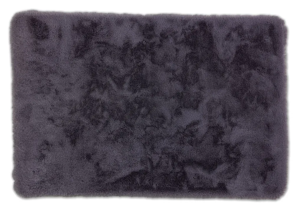 Schöner Wohnen Tappeto da bagno Bali morbido e accogliente 60x90cm antracite