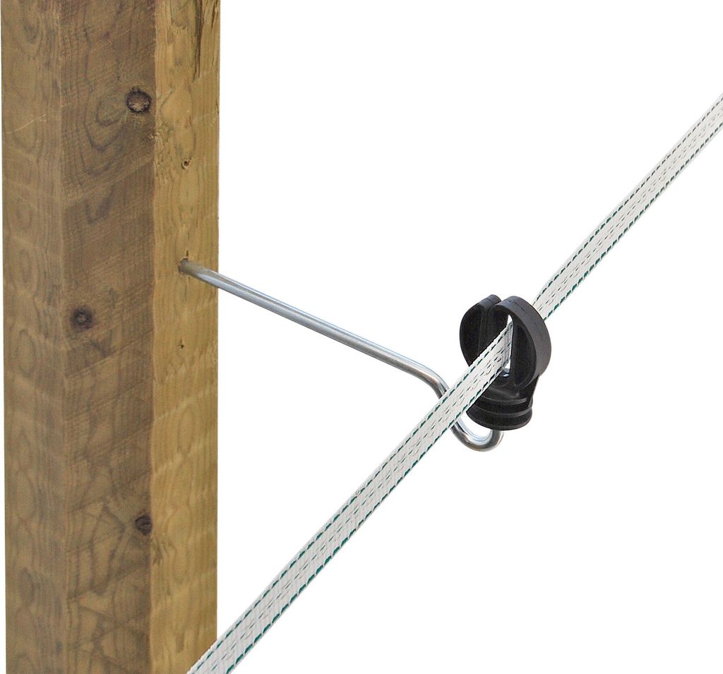 15 Stück Langstiel-Bandisolator 22 cm Stütze für Breitbänder bis 20 mm