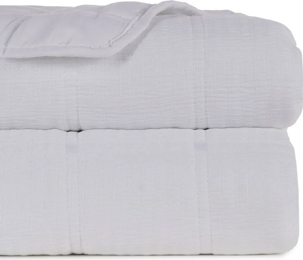 Copriletto Bianco 230x280 BigBuy Home | Letto Ordinato a Prova di Bimbo