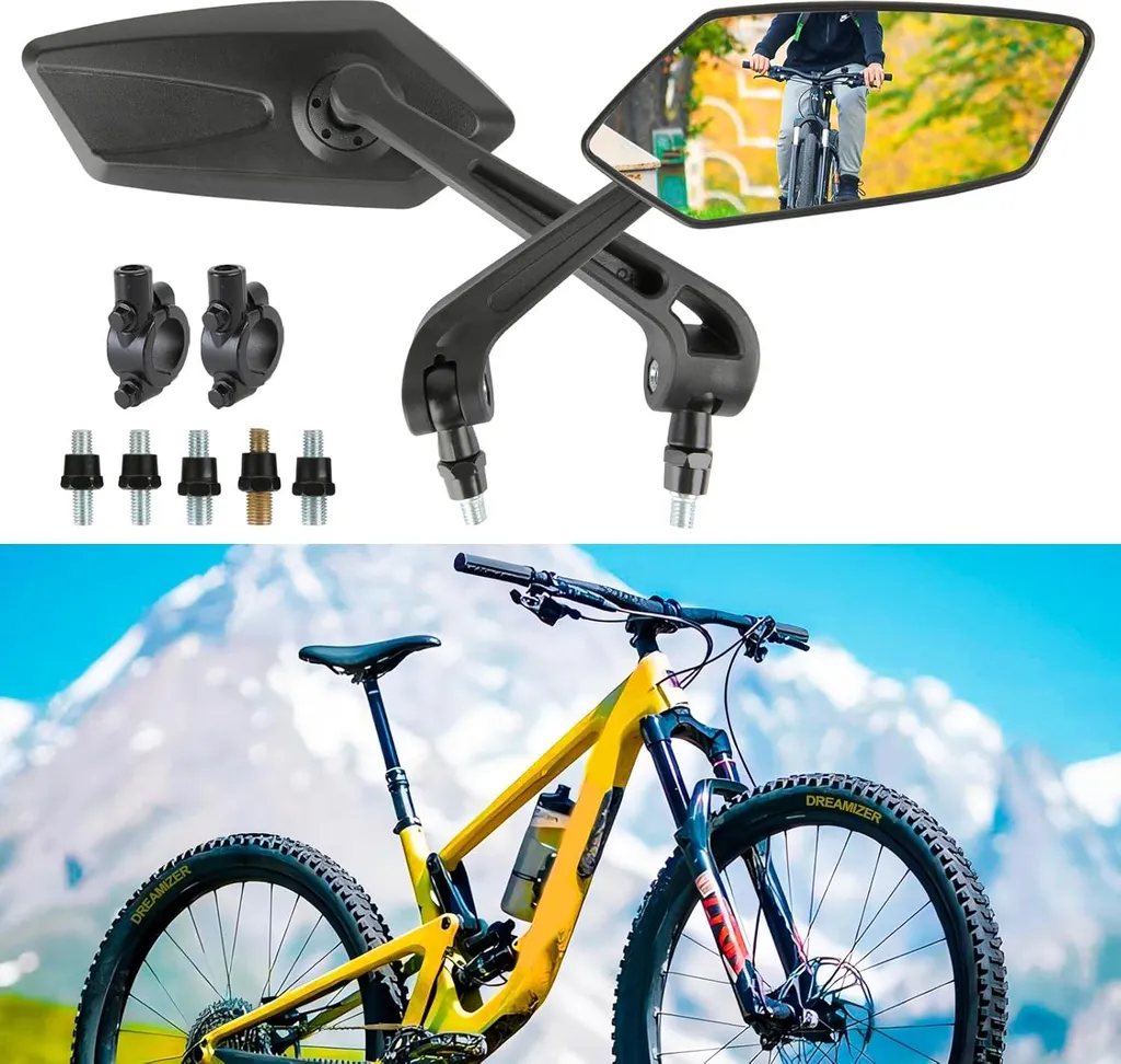 Rétroviseur vélo anti-angle mort pour éviter les dangers de la route
