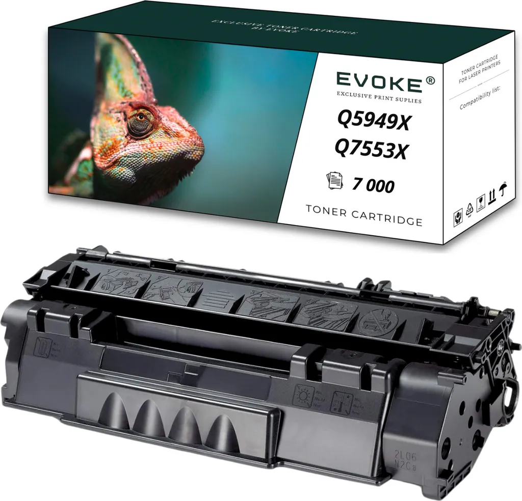 Toner Compatibile HP Q5949X Q7553X 49X 53X Nero - Alta Resa 7000 Pagine - 1