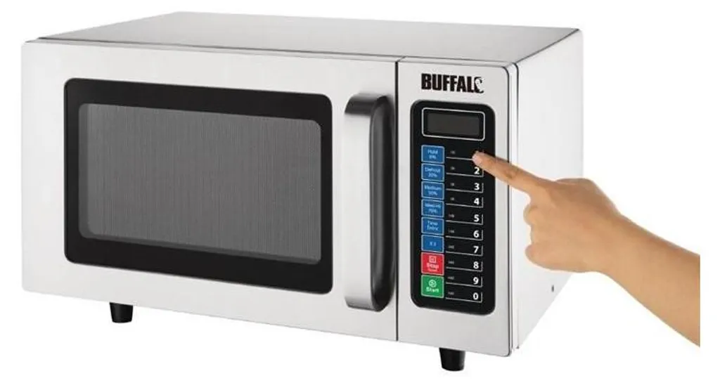 Micro-ondes professionnel Buffalo 25L 1000W programmable haute performance