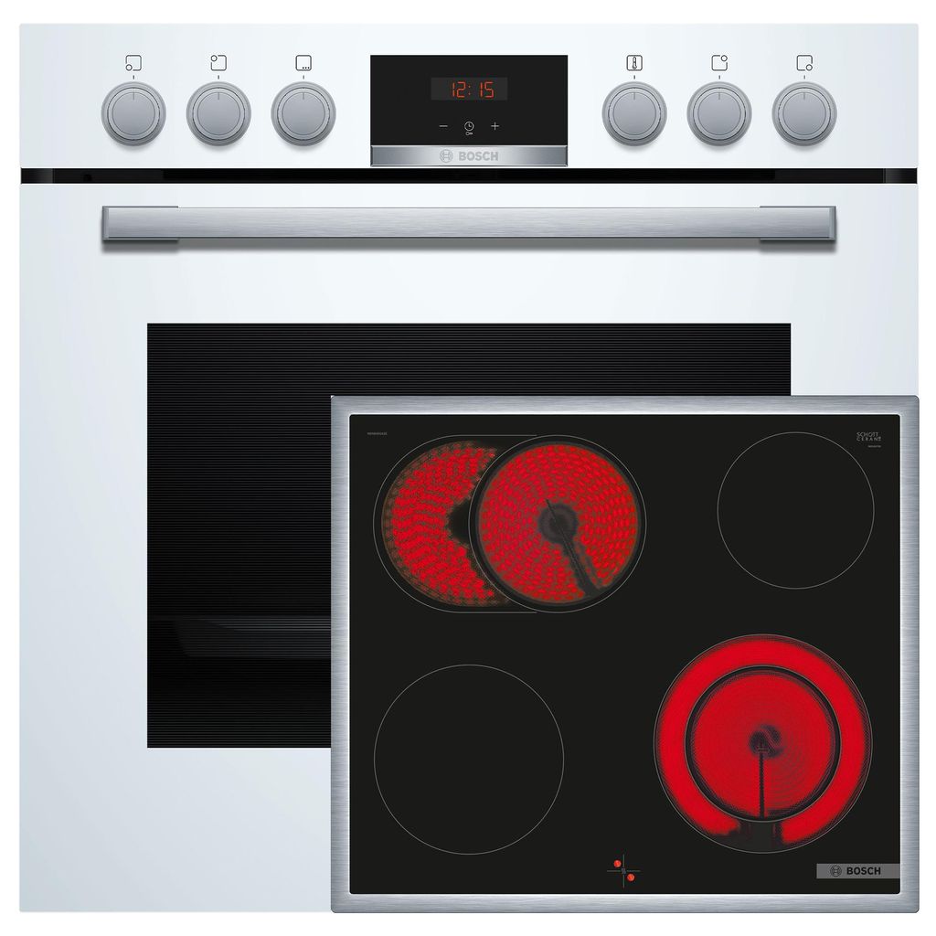 Batteria di cucina da incasso Bosch HND411LW63, HEA513BW3 + Immagine del prodotto 