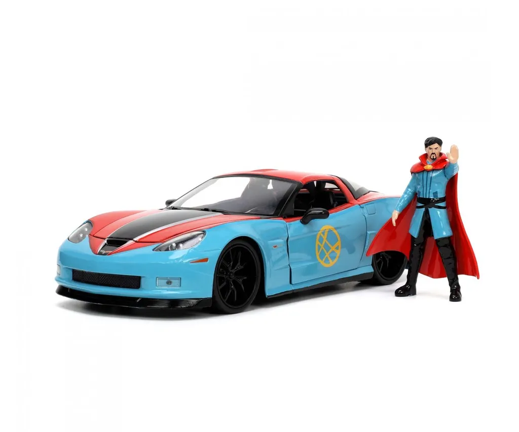 Voiture Marvel Doctor Strange Chevy Corvette 1:24 pour collection
