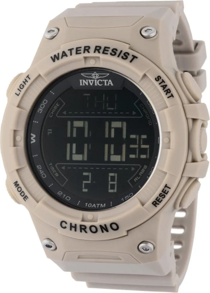 Invicta Racing Digital 47526 Orologio da Uomo - Impermeabile - Digitale - Movimento Quarzo - plastica con quadrante nero - 52mm