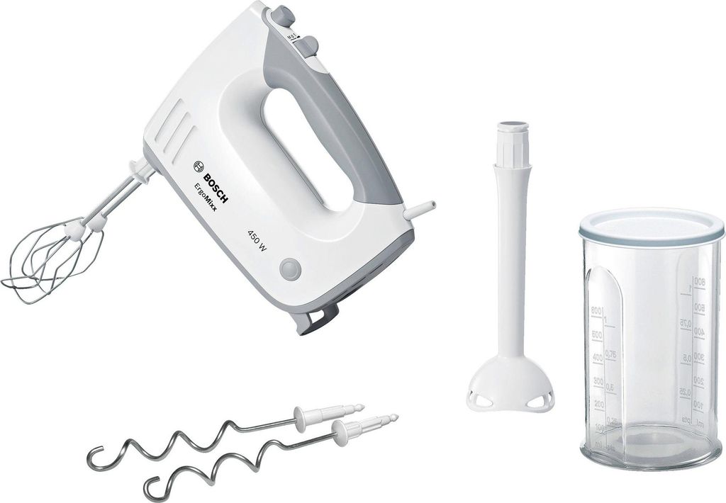 Bosch MFQ36440 ErgoMixx Handrührgerät Weiß/Grau