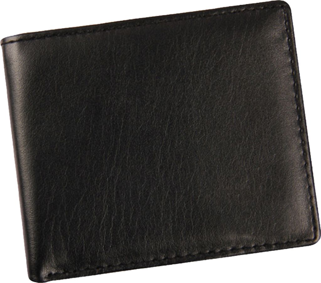 Retro Herren Einfarbig Reißverschluss Multi Kartensteckplätze Faltbare Geldbörse Geldbörse Kartenhalter Schwarz