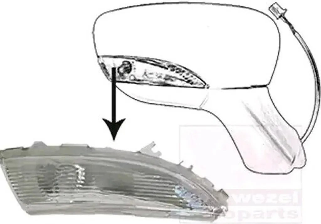 Freccia Destra Specchietto Renault Captur I Clio IV - Offerta Van Wezel