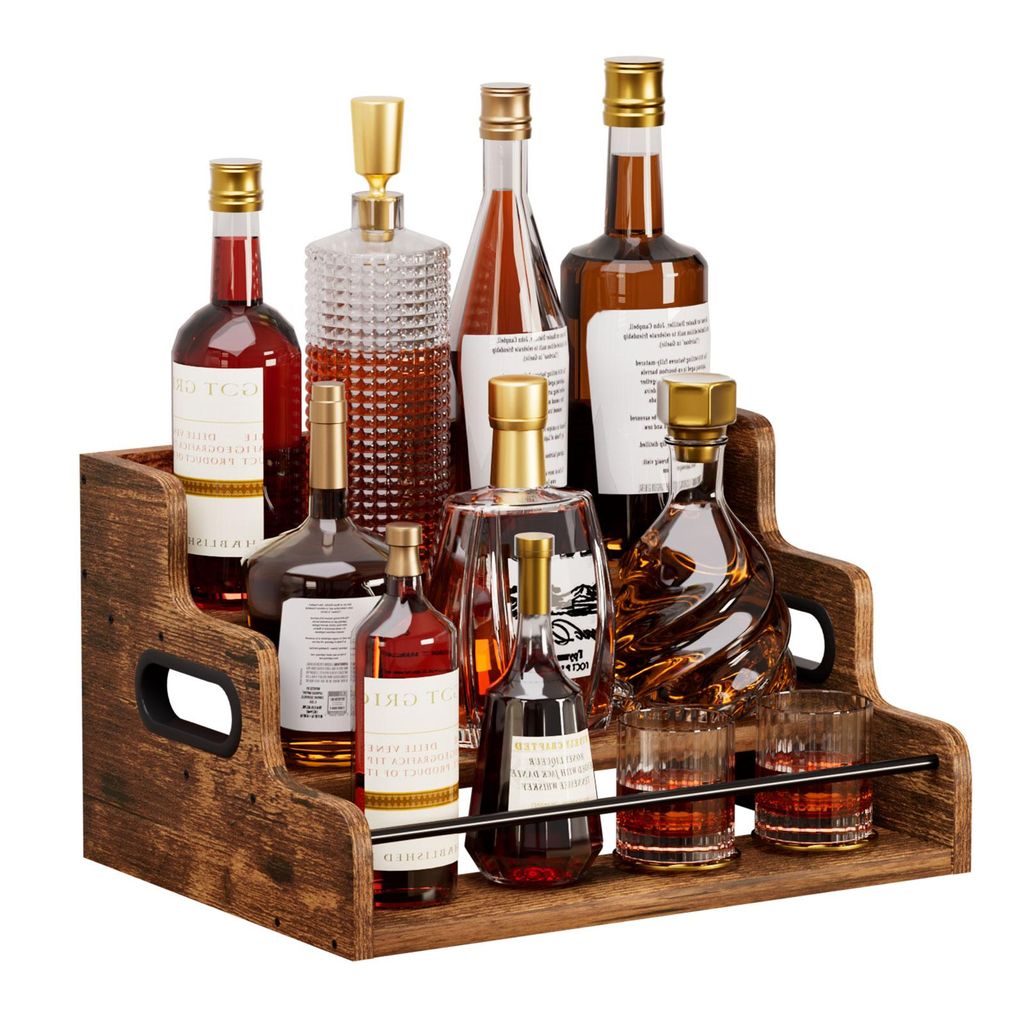 Yorbay Weinregal für Arbeitsplatte,Weinständer aus Holz Produktbild 