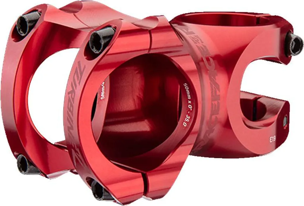 Potence Rigide Race Face Turbine R 35 0° 50mm Aluminium 7075 Rouge