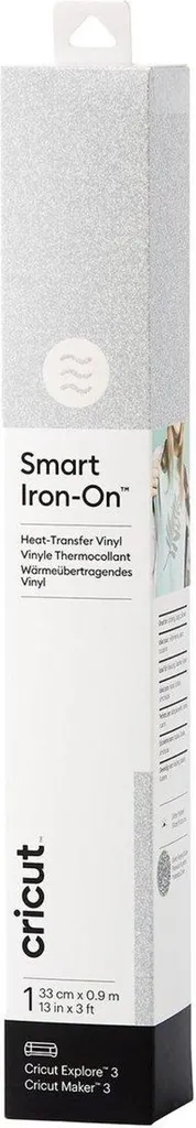 Smart Iron-On Argent Scintillant Cricut 2008676 - Flex Haute Résistance