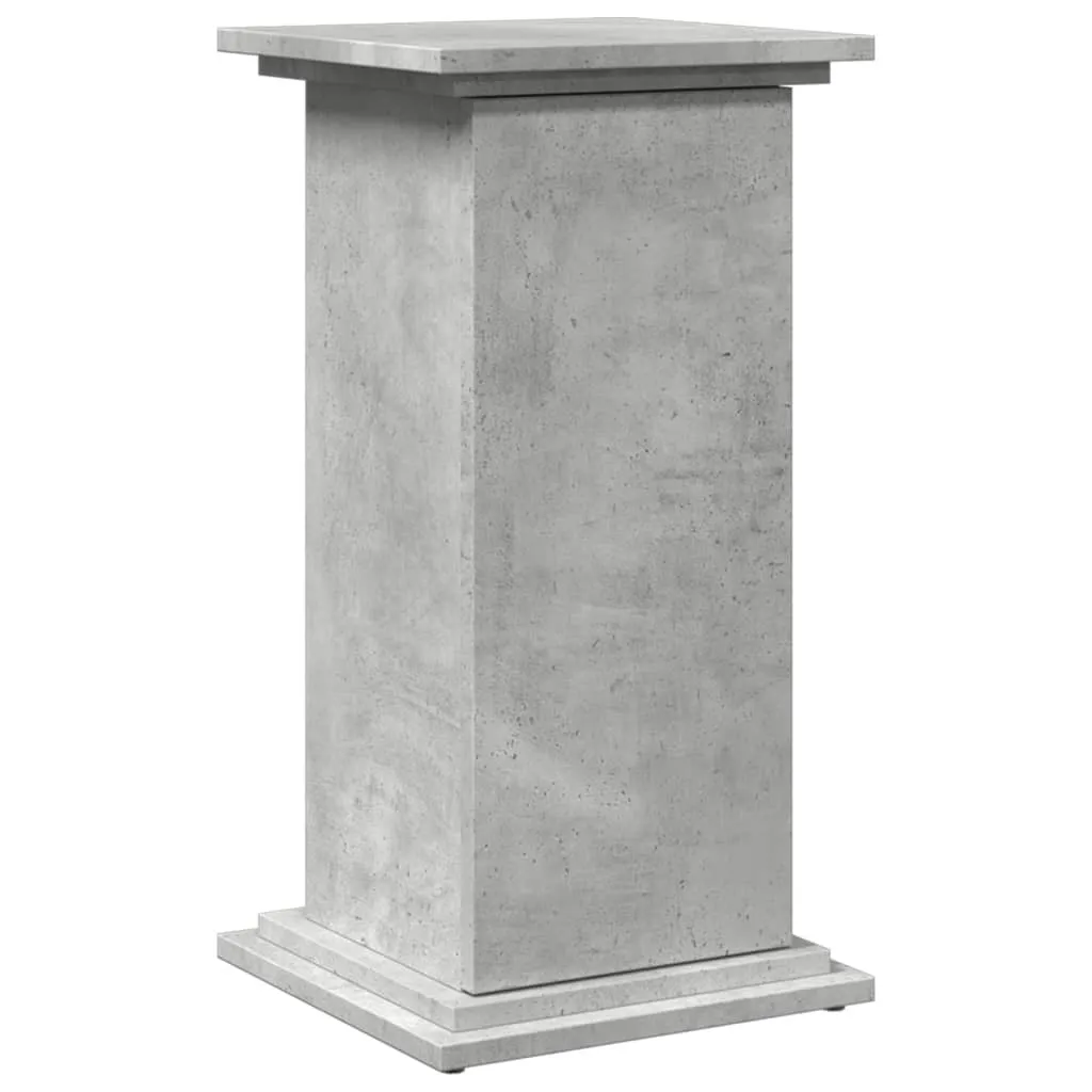 Meuble de Rangement 31x30x60 cm Gris Béton en Bois Composite Durable
