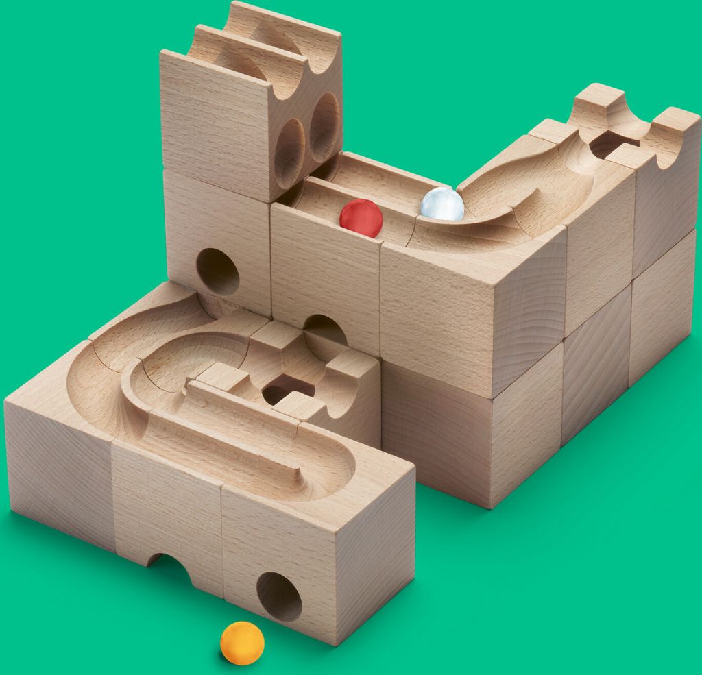 Cuboro DUO, Murmelbahn, 8 Jahr(e), Holz, 21 Stück(e) Produktbild 