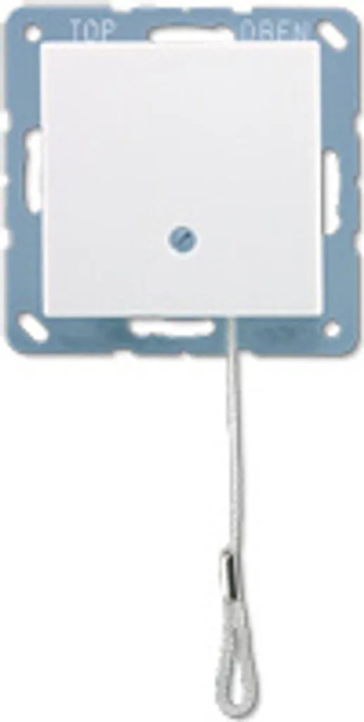 Interrupteur de changement A 506 BF NUZ WW Jung blanc alpin 10 AX