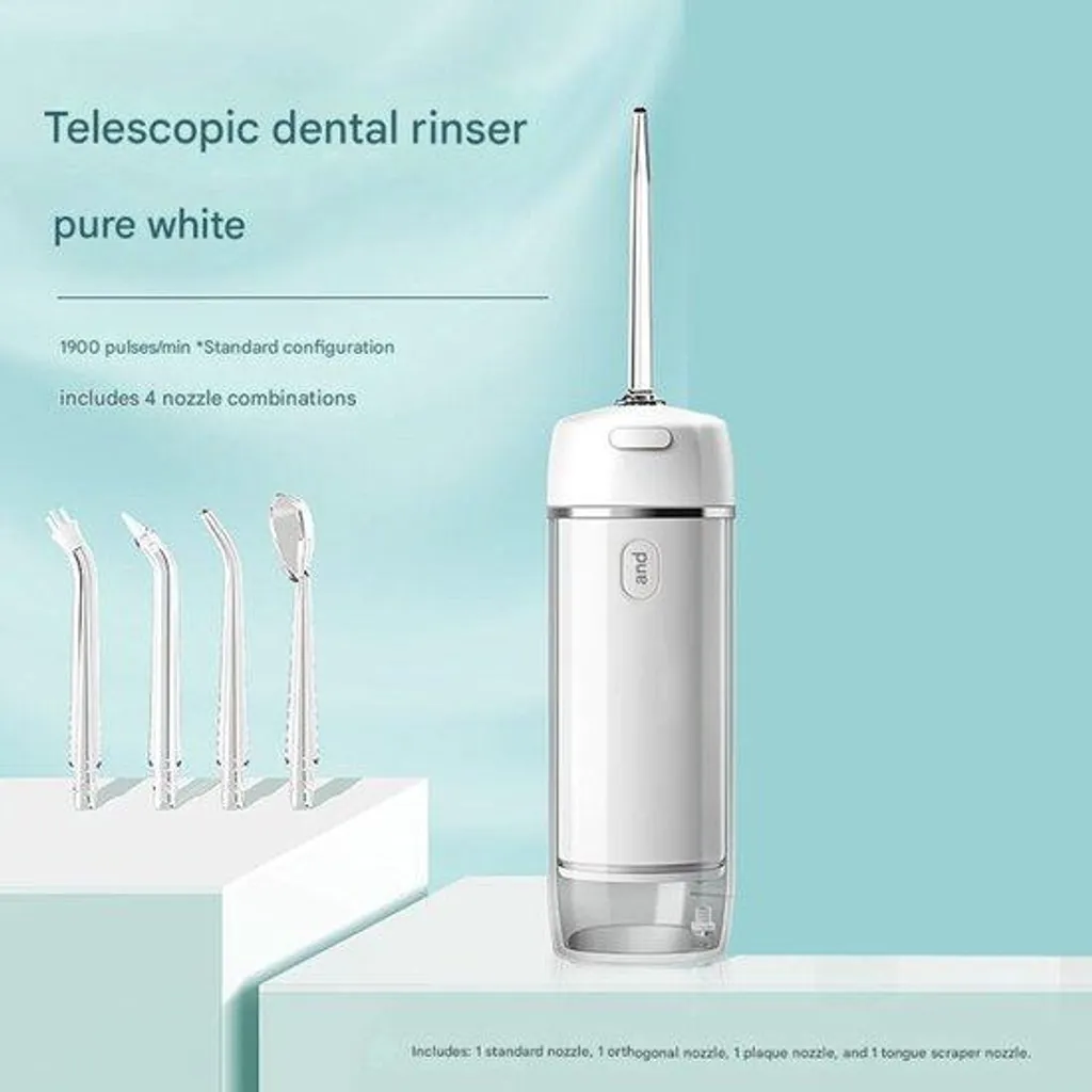 Brosse à dents électrique et hydropulseur blanc - Kit de soin dentaire