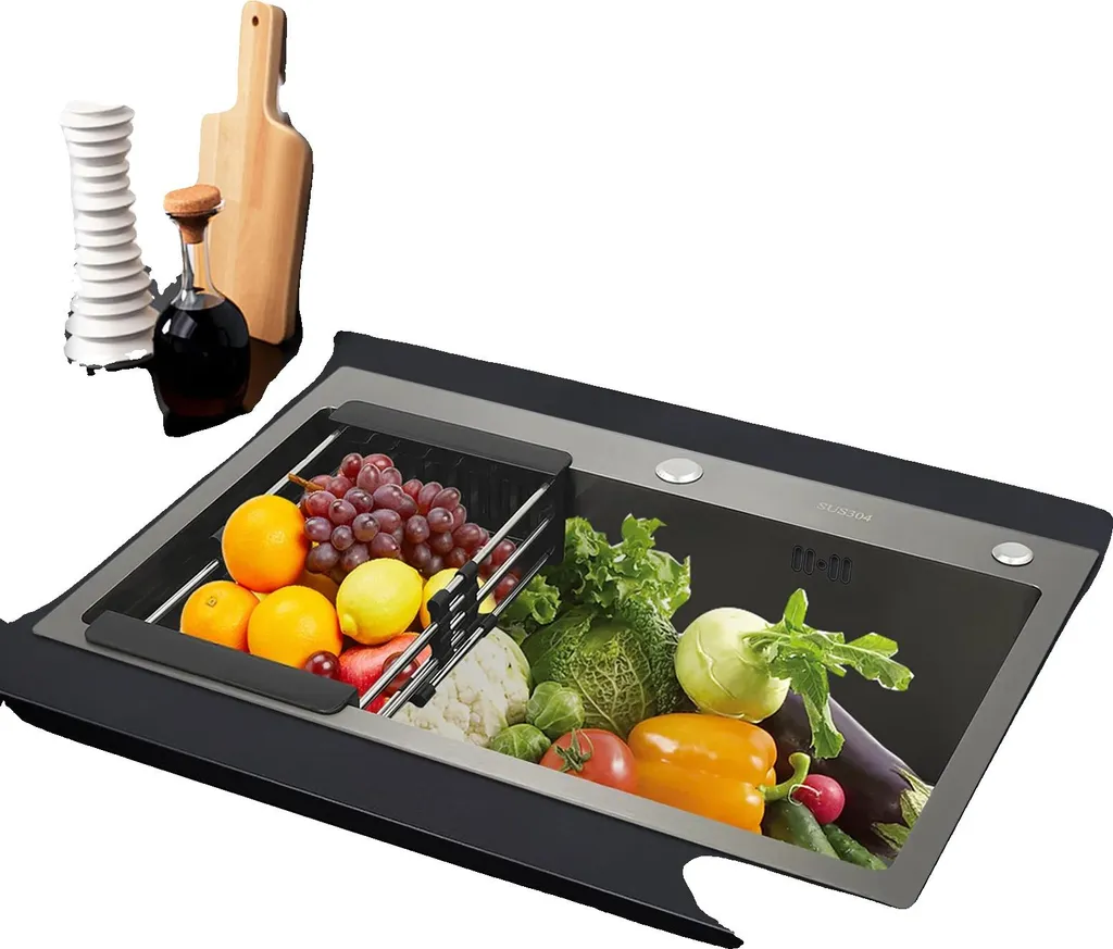 Évier inox 304 anti-bruit et spacieux : la solution pour votre cuisine