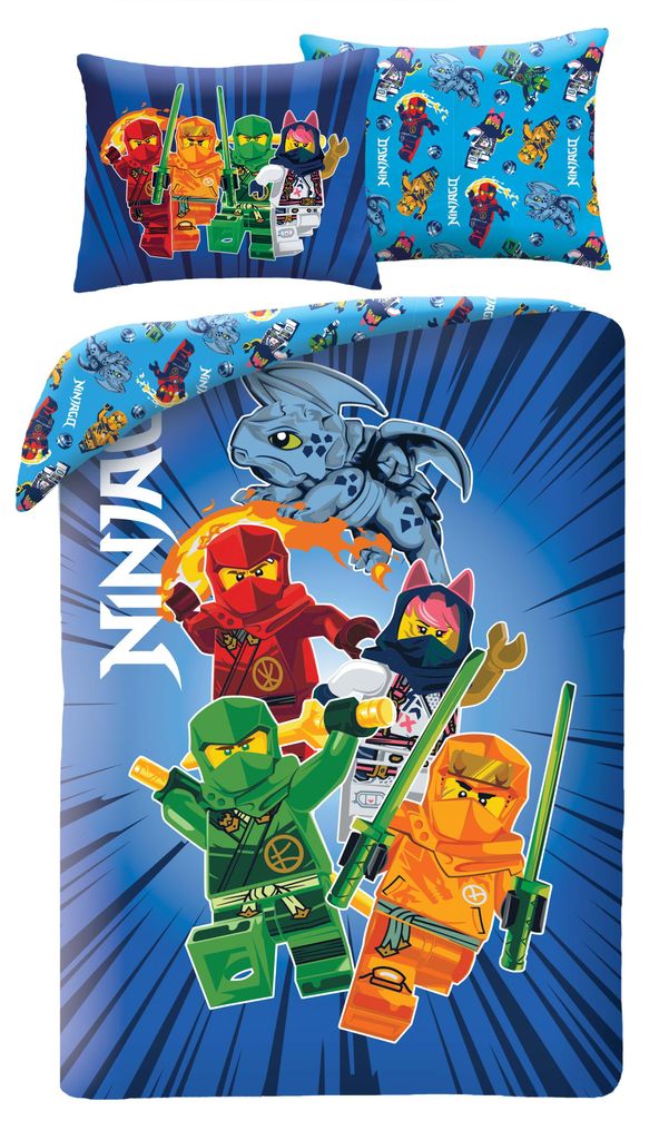 LEGO Ninjago Wendebettwäsche 140 x 200 cm Produktbild 