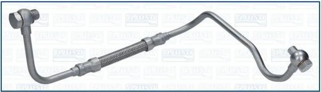 AJUSA OP10153 Conduite d'huile turbo en acier résistant thermique