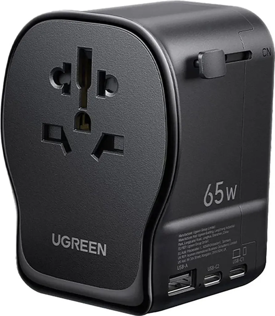 Chargeur Ugreen 55001 Robuste Noir et Gris avec Protection Tension