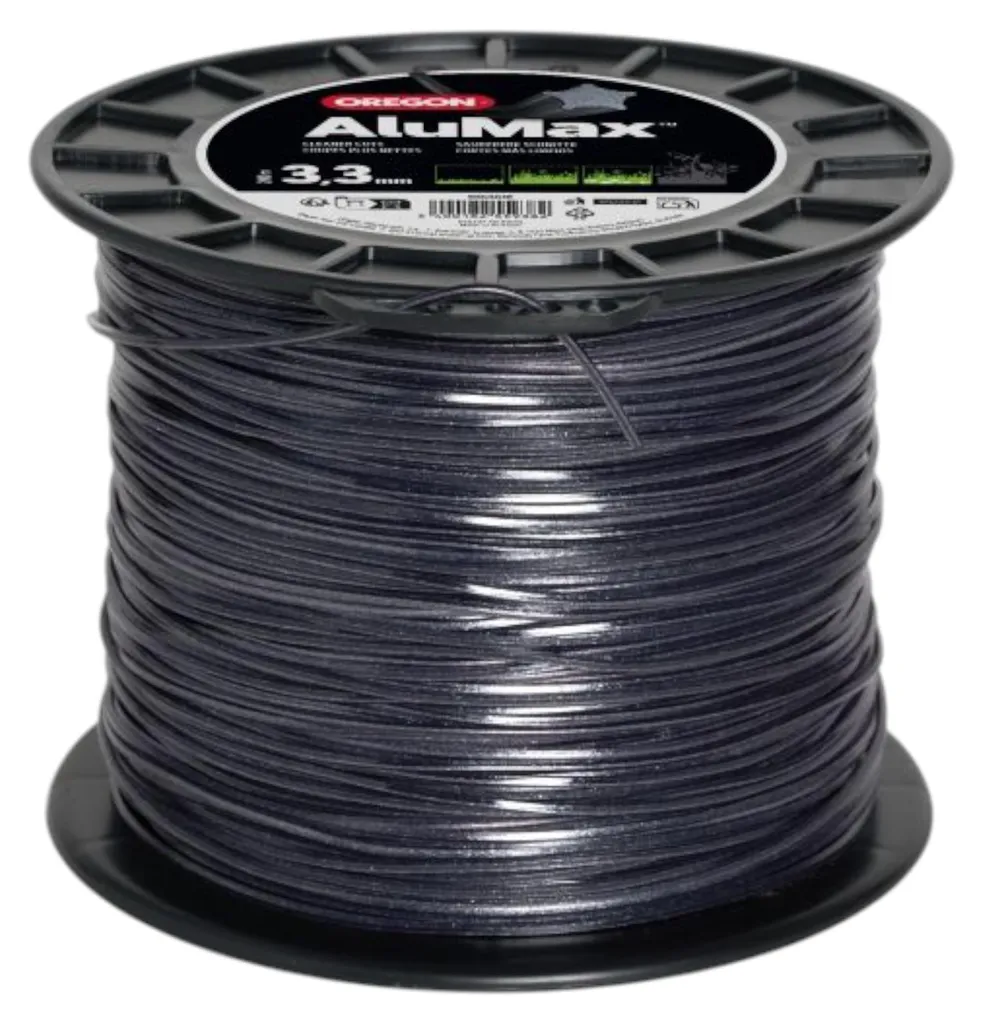 Fil débroussailleuse Oregon Nylium 3,3 mm Bobine de 200m Haute Qualité