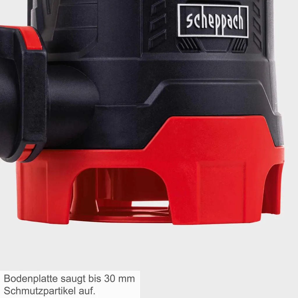 Pompe vide-cave eaux sales 400W Scheppach DWP400 particule max 30mm - 7