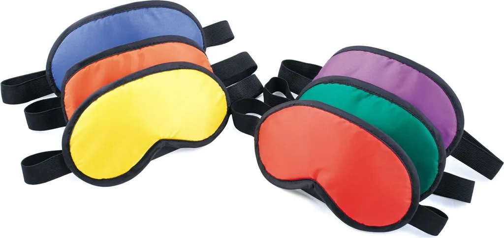 Masque de Sommeil et de Jeu pour Enfant - Set de 6 Bandeaux de Sport Soft