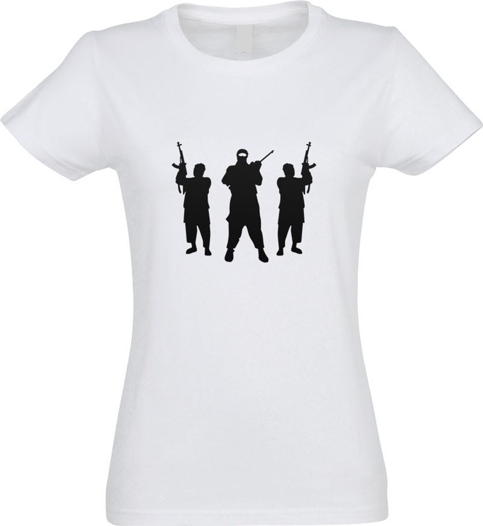 Kiwistar - T-Shirt tailliert - Damen - Weiss - AkIV7 Vereinigung Gruppe - mit Motiv Bedruckt - Funshirt Design - Sport - Freizeit - Damen - L