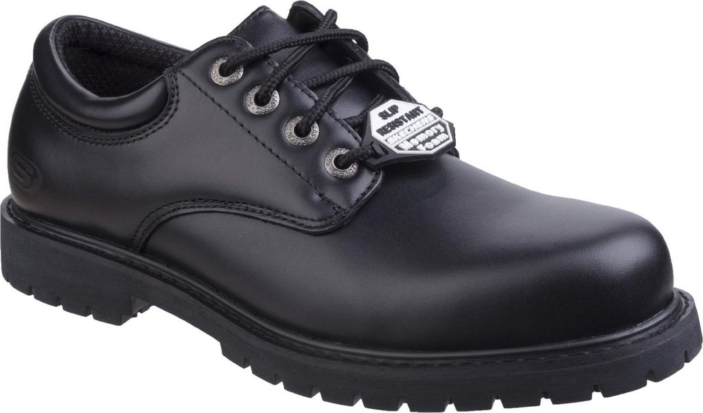 Skechers Herren Baumwollewood Elks SR Schuhe FS4892 (45 EU) (Schwarz)