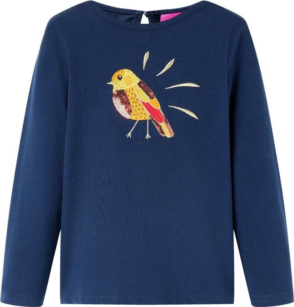 "SALE 2026"Kinder-Langarmshirt - Modernes und langlebige - Marineblau 116 Promotion391200 - Arbeitshosen