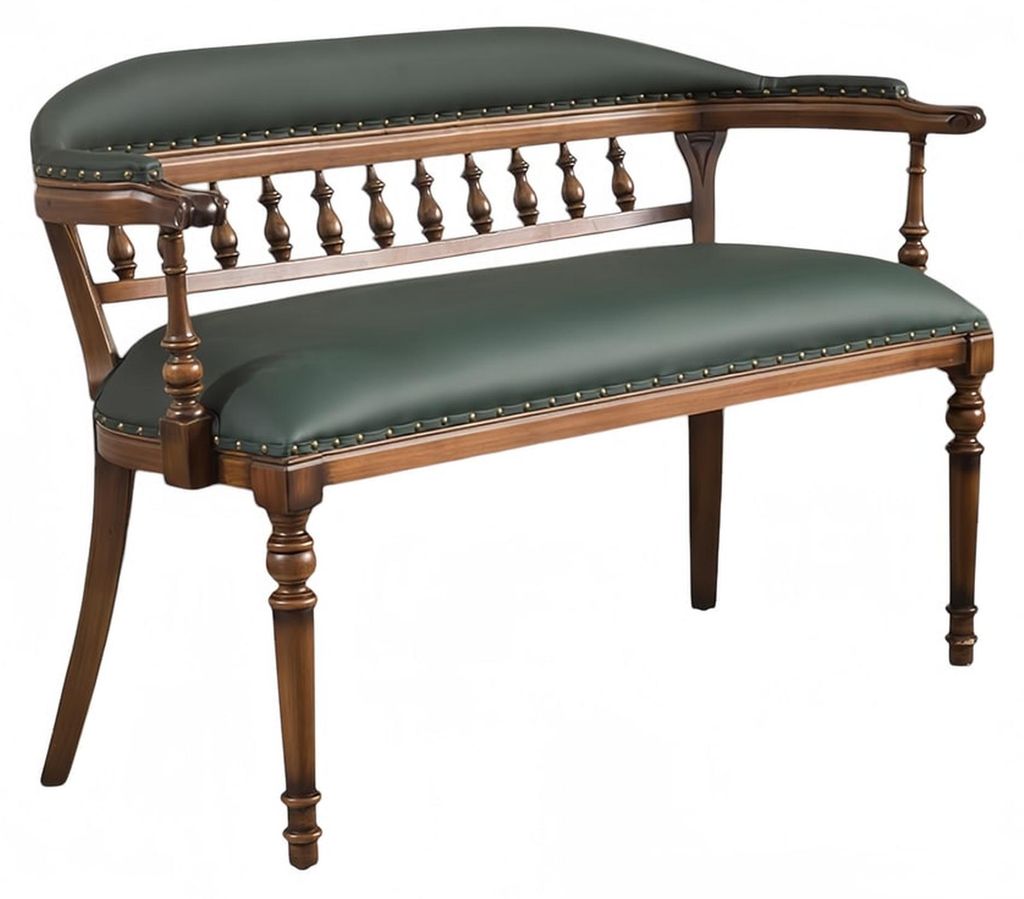 Set 4tlg Arbeitszimmer Sessel Sofa Couchtisch Lehnstuhl Ledersofa Loungesessel