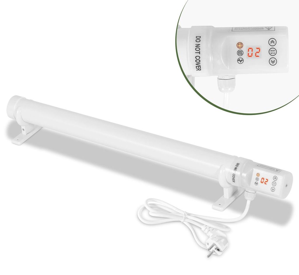Ikodm Gewächshausheizung 120W mit Timer und 3000W Produktbild 