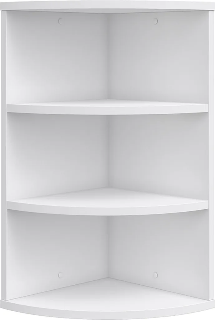 Meuble d'angle mural blanc Vicco Ecki 30x60cm pour Rangement Déco