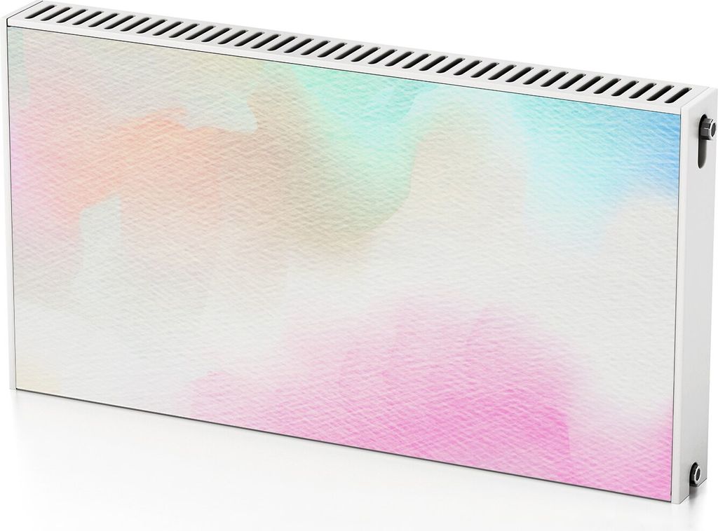 Aquarell – Magnetische Heizkörperabdeckung – 110x60 cm – Magnet Heizkörperabdeckung – 3D Würfel – Heizkörperverkleidung – Magnetisc...