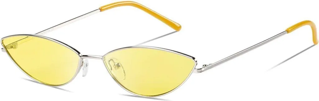 DUCO Vintage Ladies Retro Sunglasses Polarised UV400 Gothic Hippie Metal W019