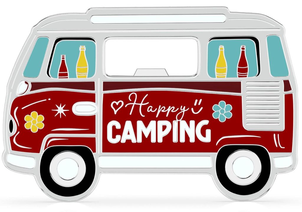LANOLU Flaschenöffner Magnet Camping Bus, Wohnmobil Produktbild 