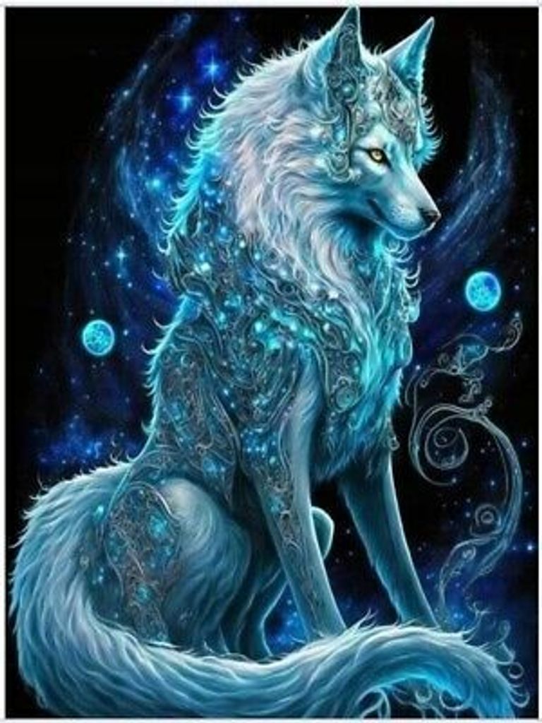 40x30 Diamanten Malerei Zum Selbermachen DIY Diamond Painting Fuchs