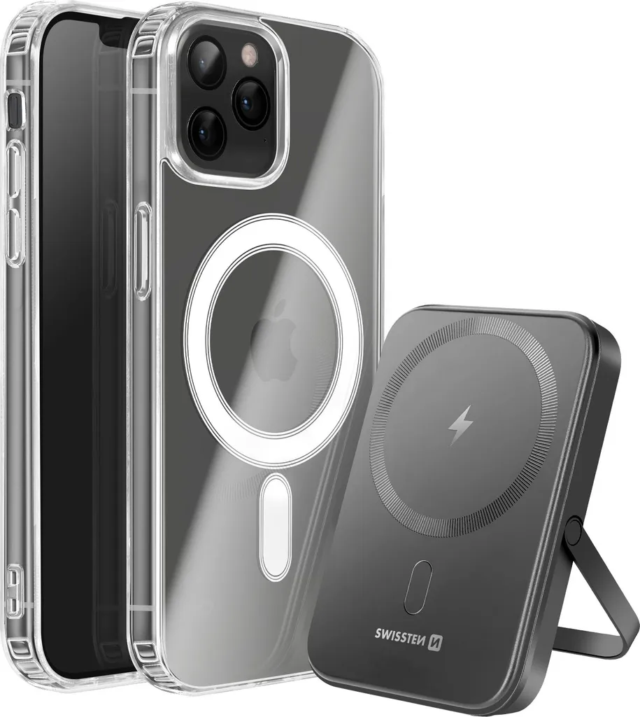 Protezione e Carica Swissten MagSafe per iPhone 12 Pro Max - 1