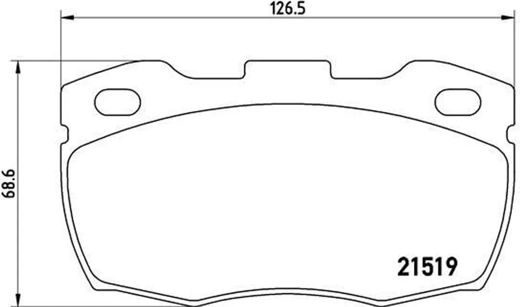 Brembo P 44 015 Plaquettes de Frein Premium pour Defender (SFP000140)