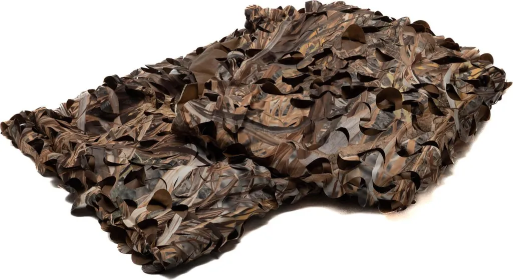Affût Photo : Filet de Camouflage Roseaux 1,5x3 m pour Zones Humides