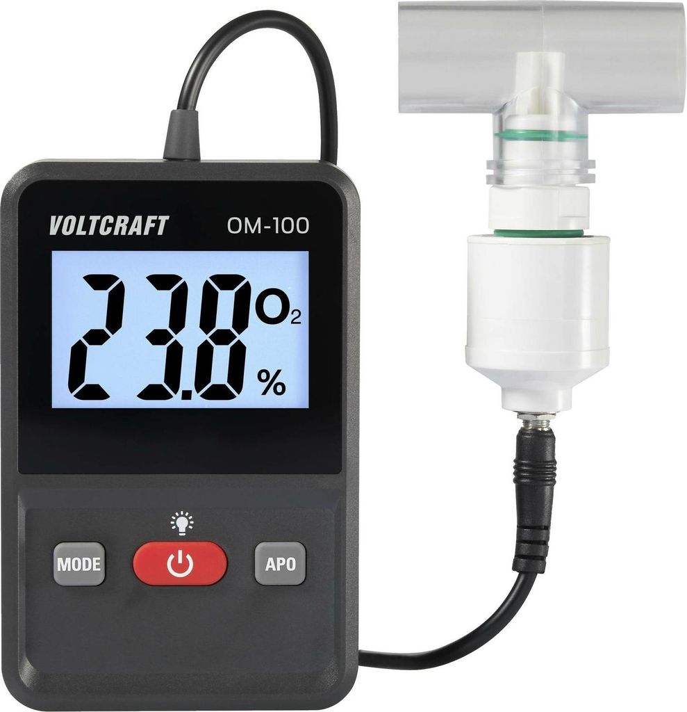 VOLTCRAFT OM-100 Sauerstoff-Messgerät 0 - 100 % Produktbild 