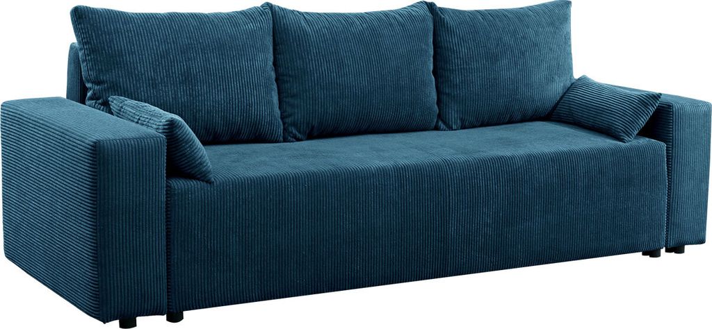 MIRJAN24 Sofa Liwiko mit Bettkasten und Schlaffunktion, Stilvoll Polstercouch, Polstersofa vom Hersteller (Farbe: Poso 5)