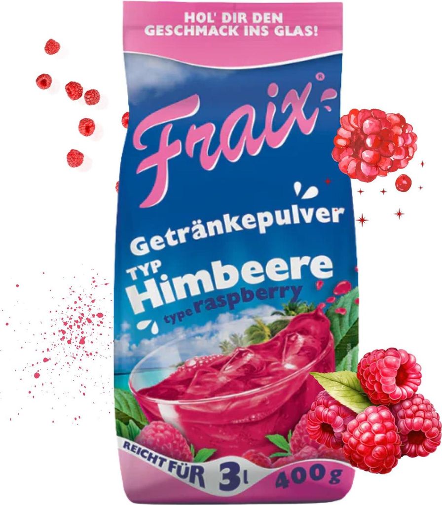 FRAIX Getränkepulver Himbeere 1 x 400g Produktbild 