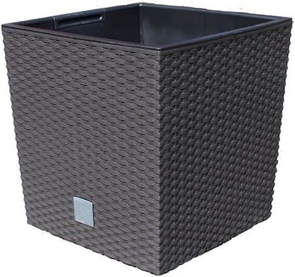 Blumentopf + Einsatz Blumenkübel Rattan RATO LOW DRTS400L Produktbild 21
