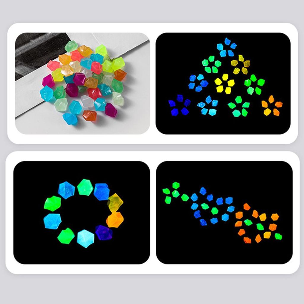 Zerodis Luminous Stones 500, pryskyřicové svítící kameny, Obrázek produktu 
