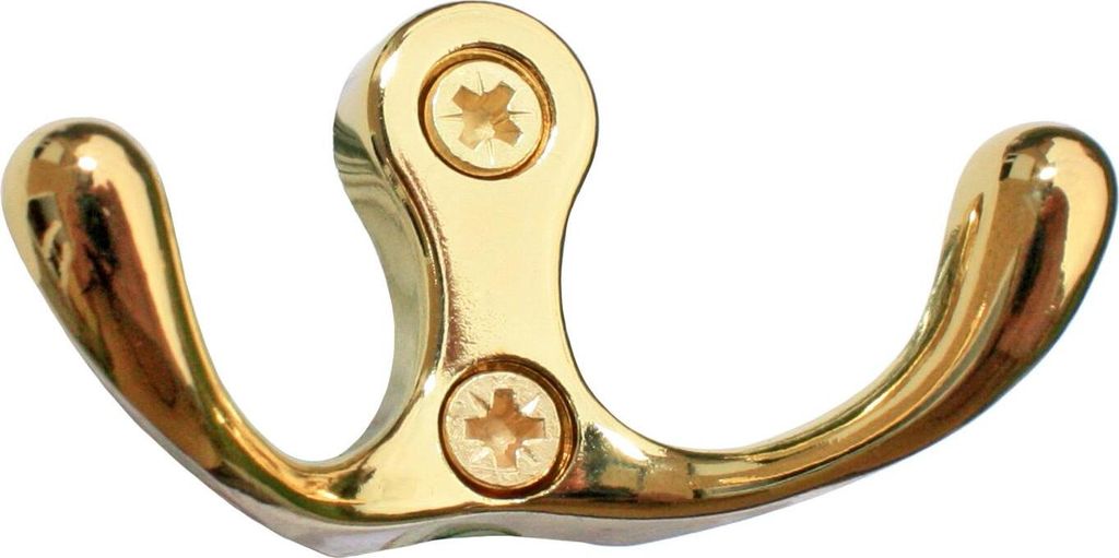 Garderobenhaken Kleiderhaken Haken Wandhaken 32 Gold Produktbild 