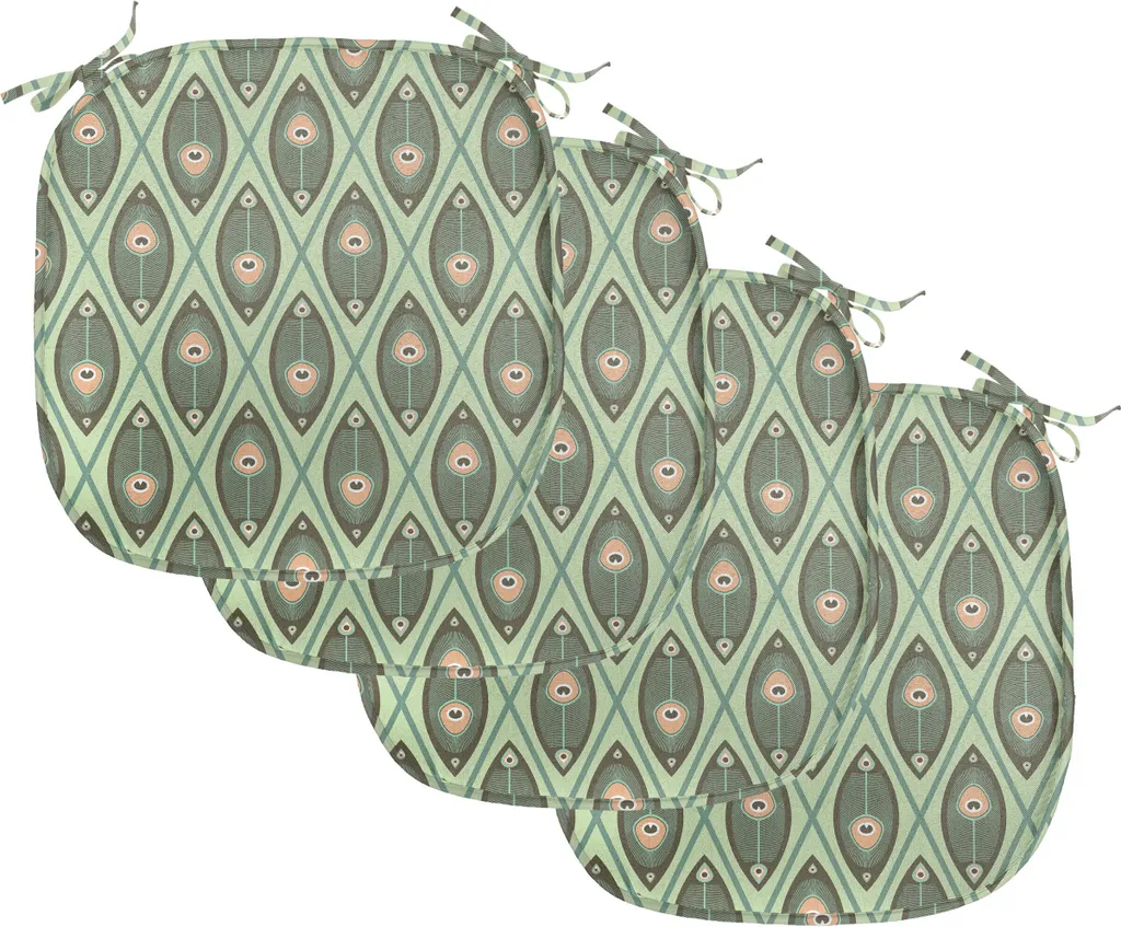 Cuscini Sedie Cucina Lavabili ABAKUHAUS 4pz 40cm x 40cm Pistacchio