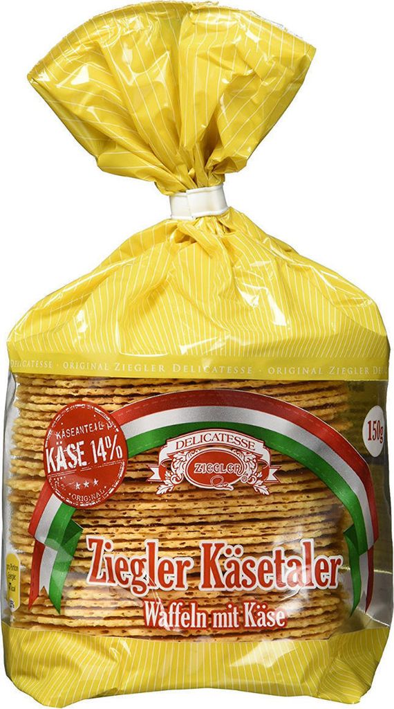 Ziegler Käsetaler oplatky se sýrem originál křupavé Obrázek produktu