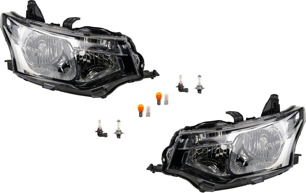 Johns, Scheinwerfer Osram Night Breaker Laser passend für Mitsubishi Outlander Set L R 8301C197 8301D093 8301C198 8301D094