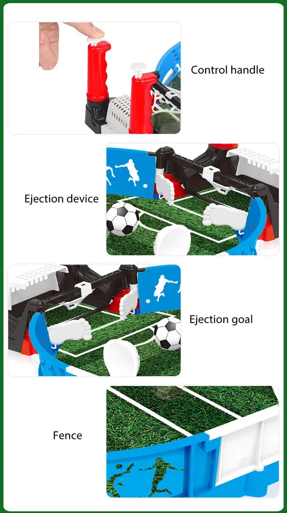 Jeu de foot de table interactif pour réduire l'écran et s'amuser